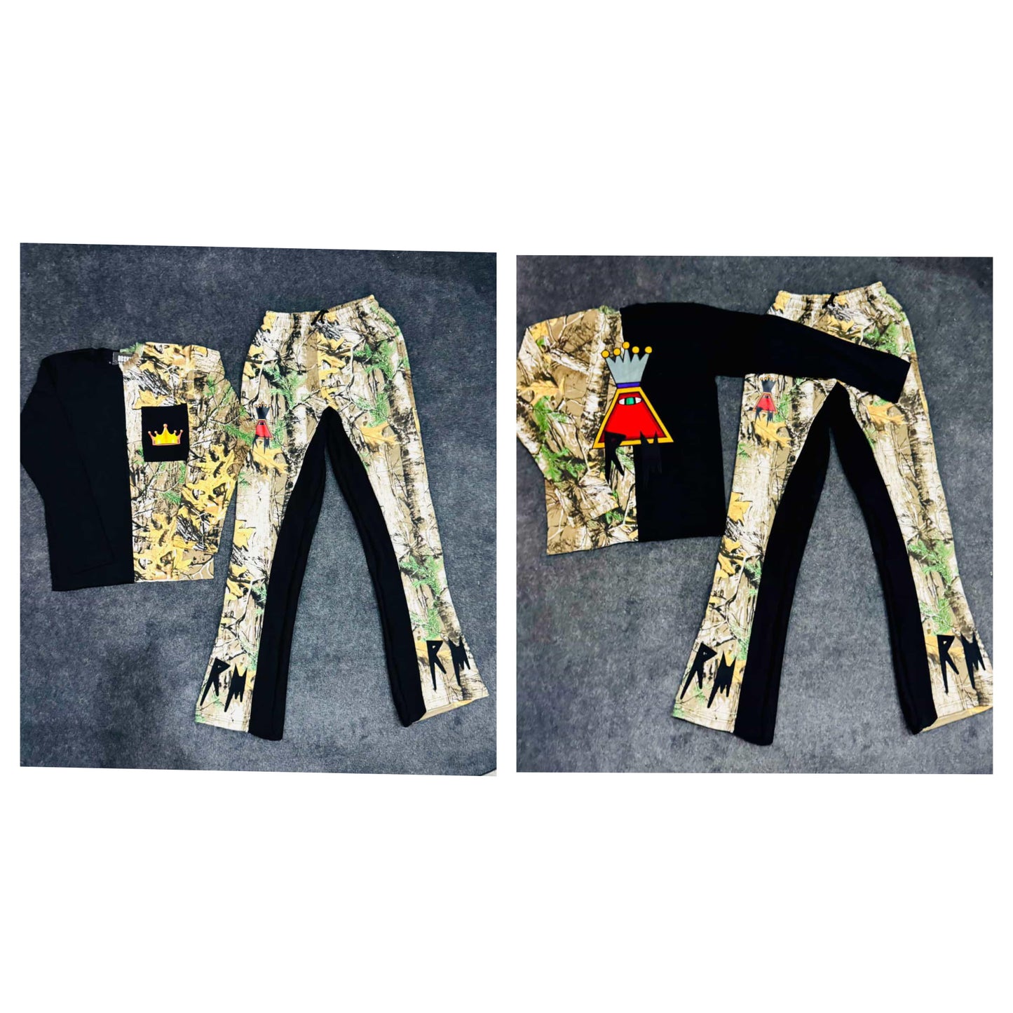 Reckless messiah black-camo split set