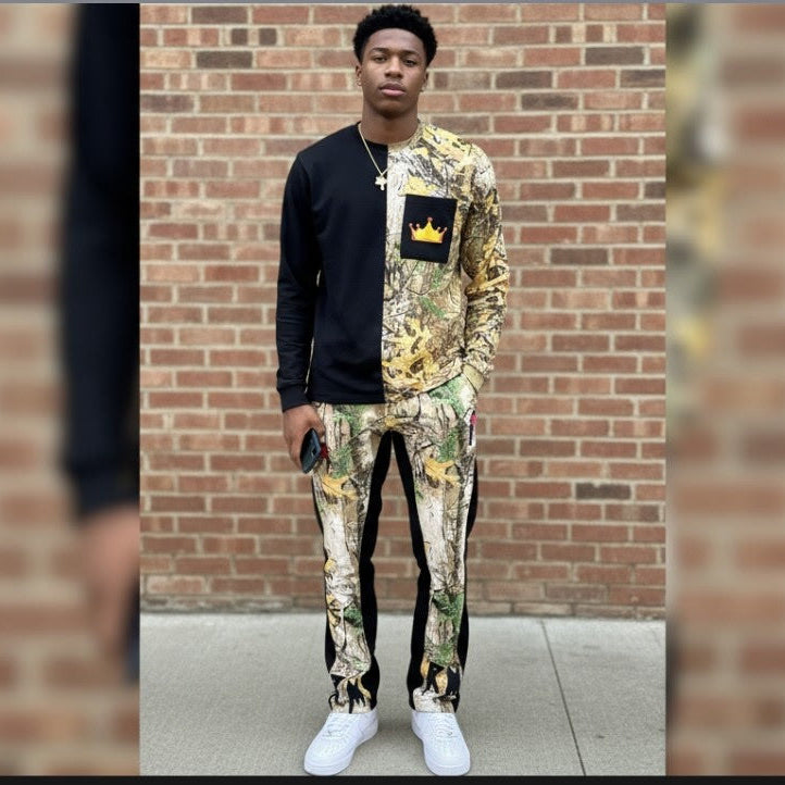 Reckless messiah black-camo split set